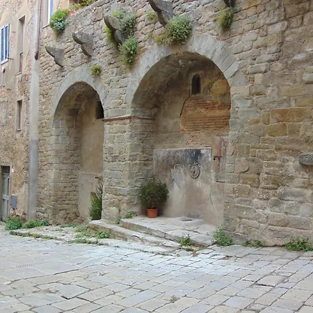 דירה Domus Ghibellinae- Fonte Di San Benedetto קורטונה